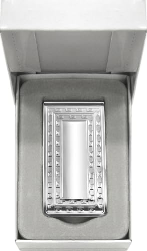 MC064 39 Designer High Polished Silver Plated Money Clip FINEST-76996-NF2