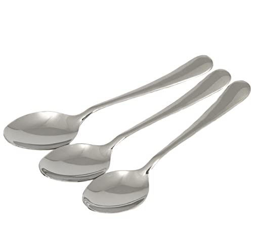 Chef Craft 21712 Heavy Duty Tablespoon, 7.5 Inches In Length 3 Piece Set, Stainless Steel cover