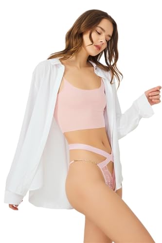 Cottonhill Charming and sexy limited lace embroidered underwear specially designed for women (US...