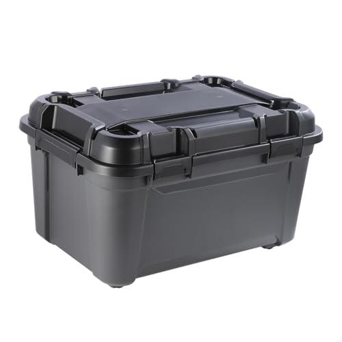 Kreher® Lagerbox Aufbewahrungsbox Bunker Tough mit Deckel und Silikondichtung (IP65/IPX7). Aus robustem Kunststoff in verschiedenen Größen. Ideal für...