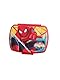 ALMACENESADAN Rechteckiger Sandwichtoaster, mehrfarbig, aus wiederverwendbarem Kunststoff, BPA-frei, Innenmaße 16,5 x 11,5 x 5,5 cm (Spiderman)