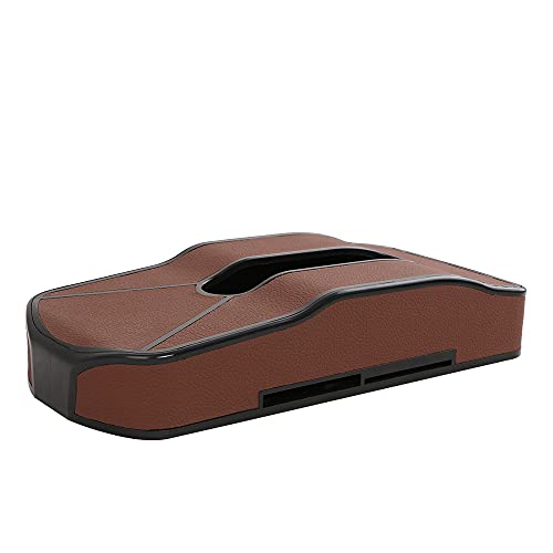Image of NIKAVI M3012 Tissue Paper Holder for Car (Brown)