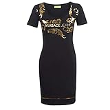  Versace Jeans Couture Damen Lady Dress Kleid, Schwarz (Nero 899), X-Small (Herstellergröße: 38.0)