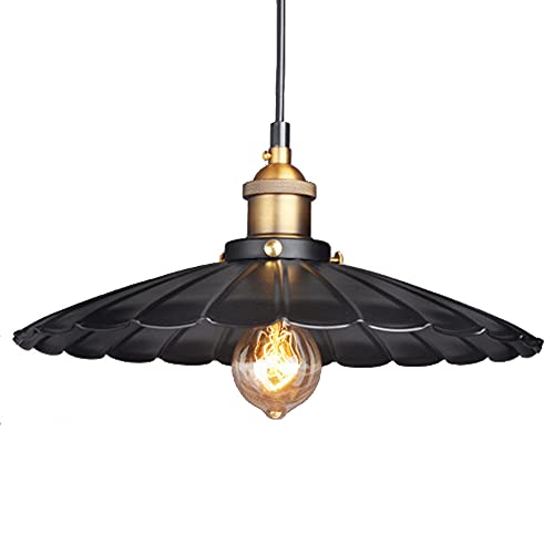 Lustre élégant noir et blanc et luminaire suspendu basique en métal pour salle à manger