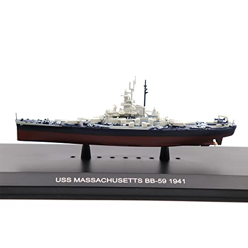 Motor city classics 1:1250 Scale Military Diecast Collectible | USS Massachusetts BB-59 1941 | Militaria Diecast Model 241939