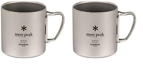 Amazon | Snow Peak(スノーピーク) (snow peak) チタンダブルマグ450
