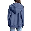 Yinguo Sweaters For Women Uk, Hoodies For Women Uk Oversized Hoodie Zip Up Sweatshirts Trendy Casual Loose Long Sleeve Crewneck Pullover Comfy Fall Winter Cloth Fashion Ladies Outfit, Navy 3XL #3
