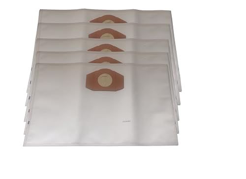 Gecasa, 10 Bolsas para Aspiradora de Microfibra Compatibles con Einhell de 30 Litros, Fabricadas en Italia