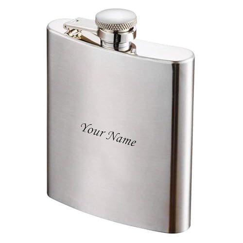 Image of Celebr8 Hip Flask for Liquor Stainless Steel | Customized Name Engraved Whiskey Vodka Alcohol Pocket Bottle | Friendship Day Gifts | Friendship Day Present | Gift for Best Friend /Boyfriend /Husband