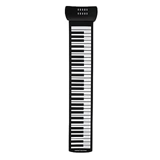 Roll Up Piano, 61 Touches Piano Pliable Portable Rechargeable Electronic Hand Roll Piano Flexible Soft Electric Digital Roll Up Keyboard Piano, pour les Débutants - Les Beatles, Paul McCartney, John Lennon, RIngo Starr, George Harrison