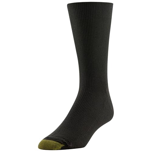 GOLDTOE Men's Cotton Blend Metropolitan Crew Dress Socks, 3-Pairs2
