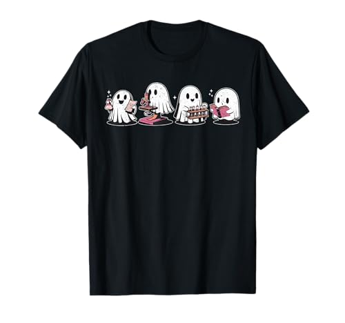 Cute Halloween Science Chemistry Ghost Laboratory Teacher T-Shirt
