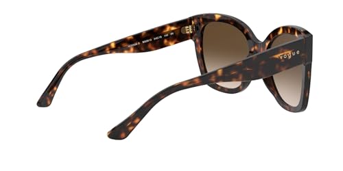 Image of Vogue Eyewear Women Gradient Brown Lens Pillow Sunglasses - 0VO5338SW6561354
