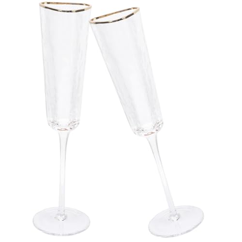 NAMOARLY 2pezzi Flute Per Per Festeggiamenti e Matrimoni Design Per Speciali Facili e Maneggiare