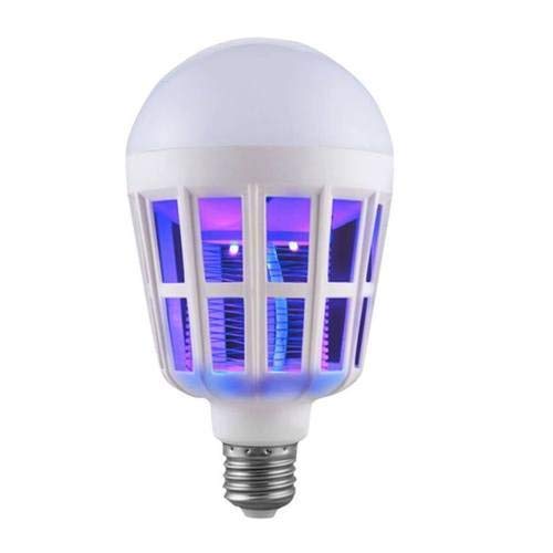 White - lampada anti zanzare killer per insetti elettrico mosquito killer trappola per insetti lampada zanzare con UV senza sostanze chimiche tossiche (Lampada mosquito killer)