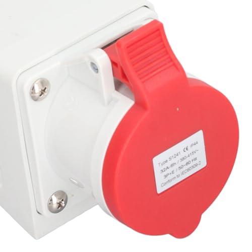 Conector industrial 4 pines 32A para maquinaria pesada trifásica 5