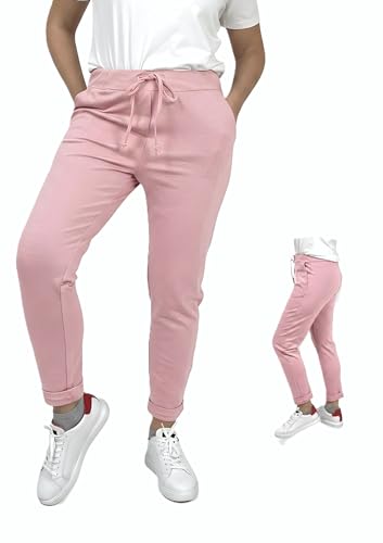 Pantalon femme taille haute élastique en viscose premium au tombé chic