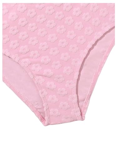 Image of SHENHE Girl's 3 Piece Swimsuits Cute Halter Triangle Bikini Bathing Suit with Beach Cover Up