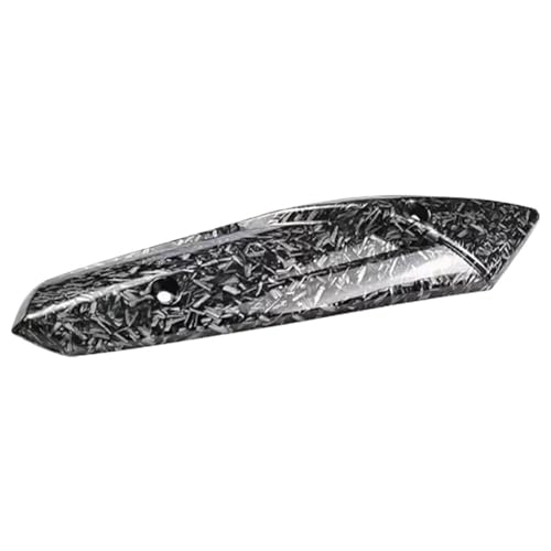 Protection thermique échappement moto ABS noir modèle B pour ligne de pot