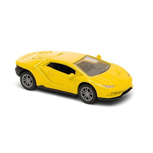 Image of Lamborghini Diecast Metal Toy CarFor Kids , Yellow, 1:32 Scale | Opening Doors, Pull Back Action, For Kids Boys Girls