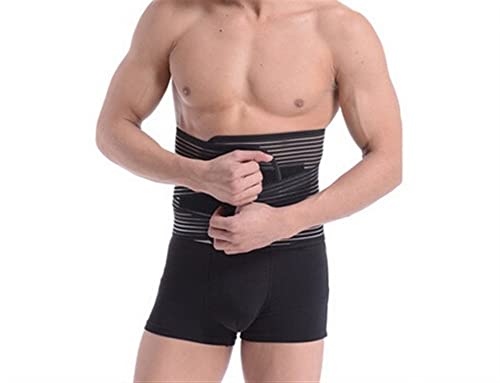 comfortlying Trainer de Cintura for Hombre Polipropileno Transpirable Ejercicio Premium Ajustable (Color : Negro, Size : XL) Cover