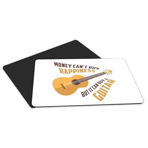 Sets de table guitare caoutchouc blanc dessous grand format lavable x4
