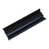 Black, Silver, White 5mm Internal Corner Trim 2.6m Bathroom Panels Wall Cladding Kitchen PVC Ceiling Panels Wet Wall (Black) - Image 1