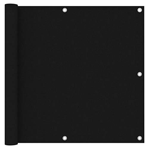 QZZCED Tenda da balcone impermeabile con corda e occhielli in alluminio, tessuto Oxford con rivestimento in PU per protezione da acqua e vento, ideale per privacy e relax