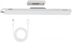 Luminária de Controle Remoto e Base Magnética Toque Recarregável com 3 Temperaturas de Cor prático(Kit 2,Sem controle remoto)