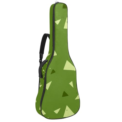 Housse pour guitare acoustique imperméable imprimé géométrique multicolore
