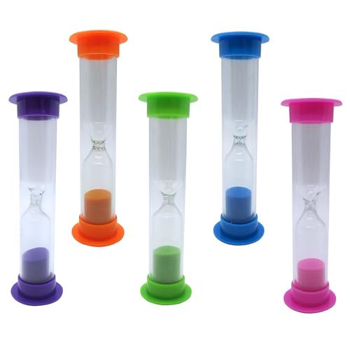 Gadgetime USA Hourglass Sand Timer - Set of 5-2 Minute...