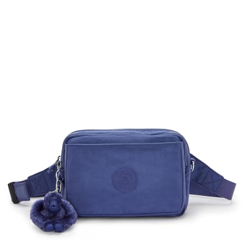 Image of Kipling Women's Abanu Medium Crossbody Bag, Lightweight, Adjustable Nylon Waist Pack with Multi-Compartment Zip Pockets