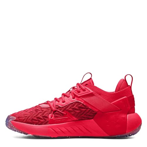 Under Armour Tênis de treino masculino Project Rock 6, Vermelho/vermelho/vermelho, 38