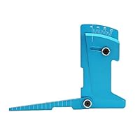 Kadimendium RC Car Tool RC Car Tool Einstellbare RC Car Höhe Felge Sturzlehre Winkellineal Werkzeug Lineal Rangierwerkzeug für Fernbedienung Spielzeug Geländewagen(Blau)