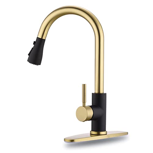 Robinet de cuisine extractible pour évier îlot central pivotant 360