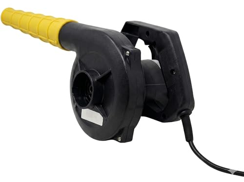 Image of Elmico 700W Electric Air Blower for PC and AC Cleaning - 100% Copper Armature Motor, 40 Mins Continuous Use, Heavy Duty Dust Cleaner Blower with High Suction & Air Flow (Yellow & Black)