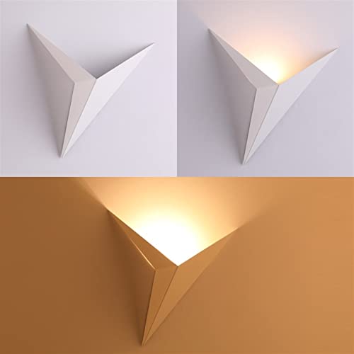 Lámpara de pared LED con iluminación eficiente y geometría triangular de estilo nórdico 4