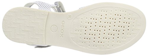 Geox J Sandal Karly Girl, Mädchen Sandalen, Weiß - 4