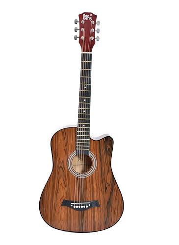 Image of BLUEBERRY B-D38-ROSEWOOD Trussrod Acoustic Guitar Kit, with Bag, Strap, One Pack Strings And Picks - 38 Inch (Rosewood)