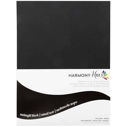 Papier cartonné double face noir pour éviter les tranches blanches lors de la création de cartes