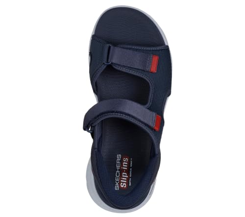 Image of Skechers Men's Slip-Ins: Go Walk Flex Easy Entry Sandal | Hands Free Slip-Ins, Contoured Goga Mat Footbed, Ultra Go Cushioning, Machine Washable
