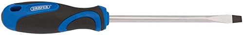 Draper 48923 Plain Slot Screwdriver with Soft Grip Handle, 6.0mm x 150mm