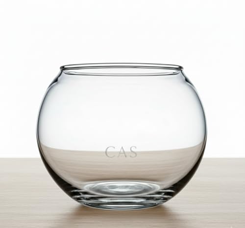 Image of CAS 1L to 14L Glass Fish Bowl (10 INCH, Glass Bowl, Without Neck) 6.5 litres