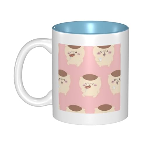 マグカップ ちいかわ くりまんじゅう コーヒーカップ 陶磁器 ミルクコップ おしゃれ 持ちやすい 耐熱 耐冷 人気 かわいい プレゼント 母の日 記念日 電子レンジ対応 330ml