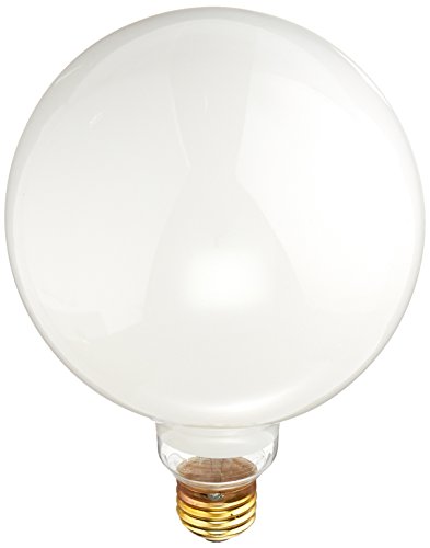 Bulbrite Incandescent G40 Medium Screw Base (E26) Light Bulb, 150 Watt, White