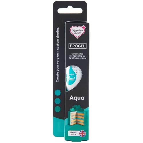 Rainbow Dust ProGel Professional Food Colouring, Aqua 25g