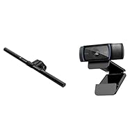 BenQ ScreenBar LED Monitor Lampe &amp; Logitech C920 HD PRO Webcam, Full-HD 1080p, 78° Sichtfeld, Autofokus, Klarer Stereo-Sound, Belichtungskorrektur, USB-Anschluss - Schwarz