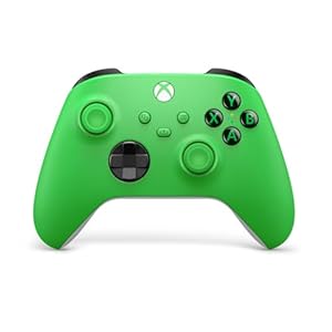 Xbox Wireless Gaming Controller (2025) – Velocity Green – Play on, Windows, Android, iOS, FireTV Sticks, Smart TVs, VR Headsets