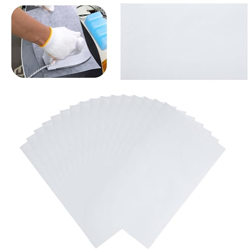 Shupakul 100 Pcs 11.8 x 7.8 Inch Snowboard Wax Paper, Pre-Cut Ski Wax Cleaning Cloth, Ski Waxing Paper for Ironing Protection Base Cleaning and Polishing