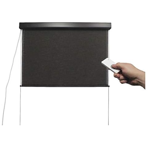 KEYSTONE FABRICS Premium Outdoor Sun Shade, Motorized-Remote, 10-Feet by 8-Feet, Kona Cover